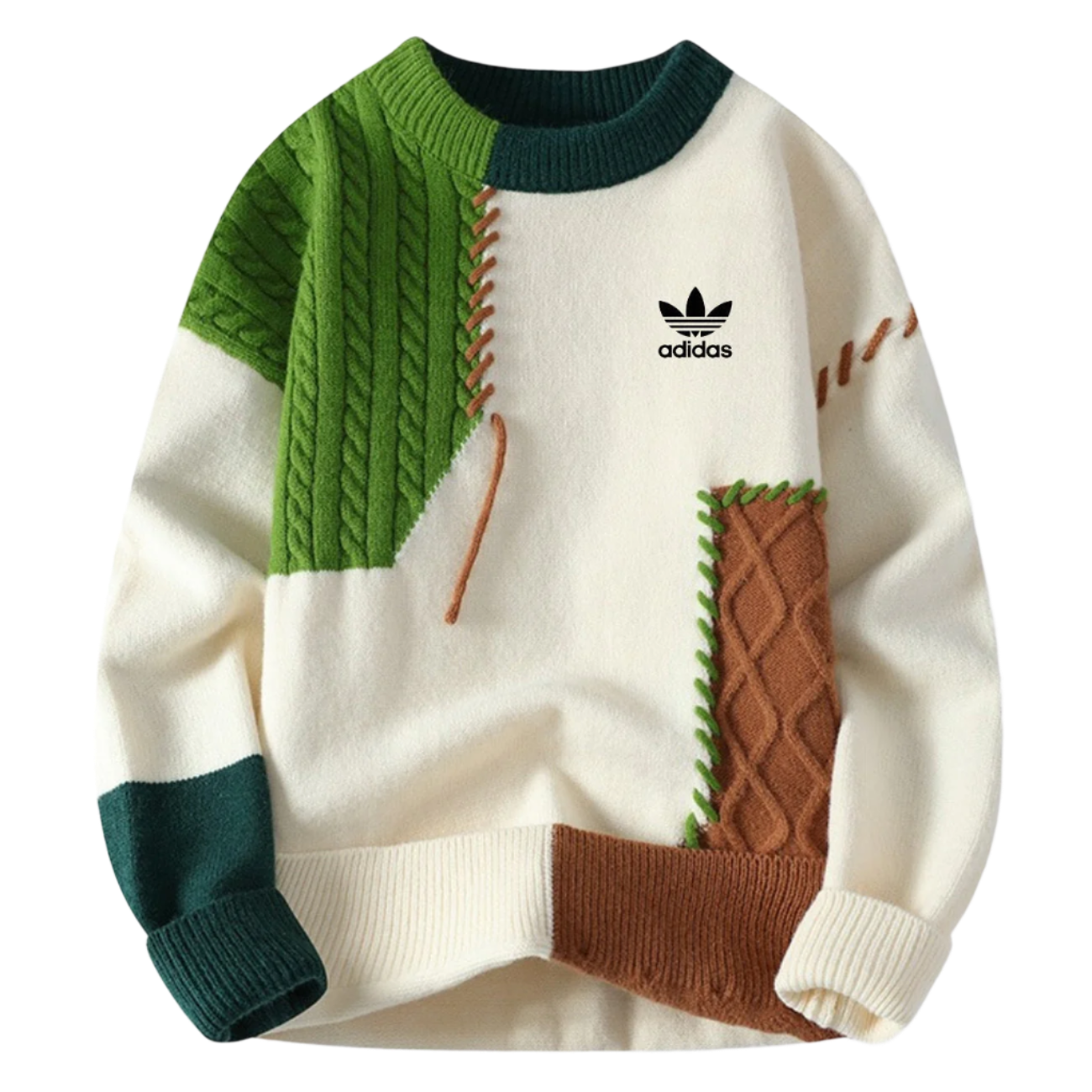 AD - Patchwork Casual Sweater