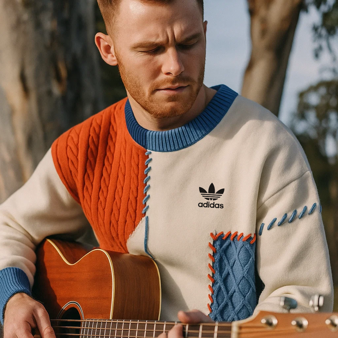 AD - Patchwork Casual Sweater