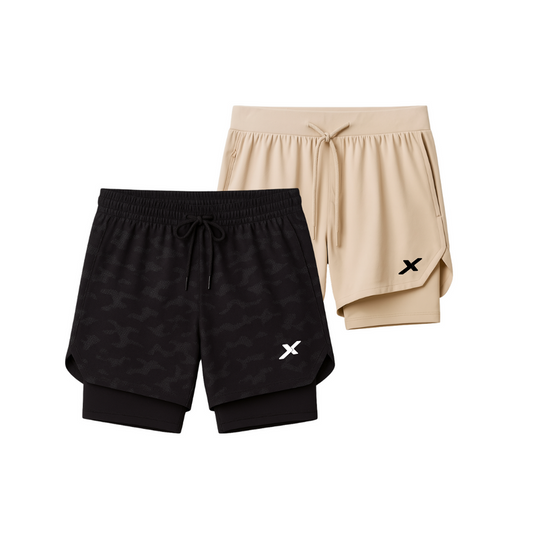 LAUNCH - 2-IN-1 DRY-FIT COMPRESSION SHORTS KIT [PAGE 01 LIGHT 02]