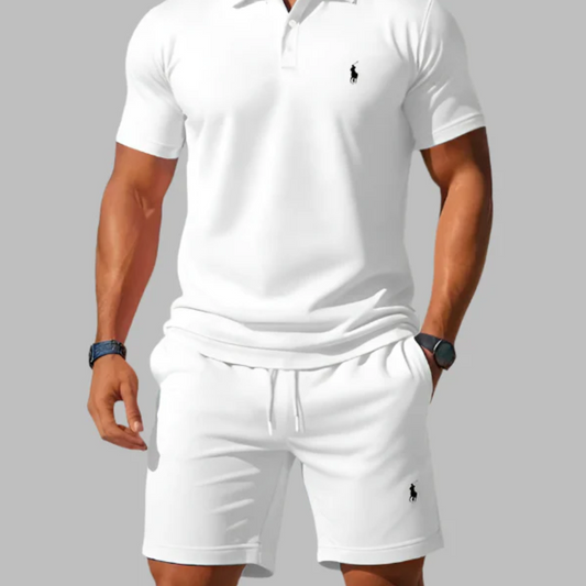Men's Polo & Shorts Set