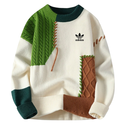 AD - Patchwork Casual Sweater
