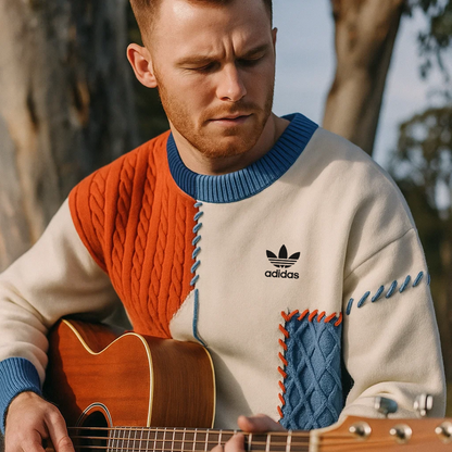 AD - Patchwork Casual Sweater