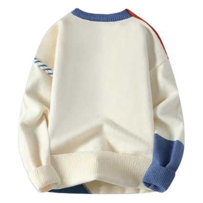 AD - Patchwork Casual Sweater