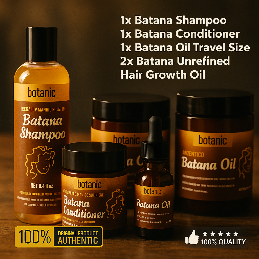 Original Batana Natural Hair Growth Ultimate Bundle Set