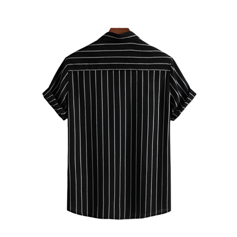 Striped Shirt & Shorts Set