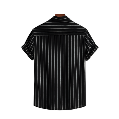 Striped Shirt & Shorts Set