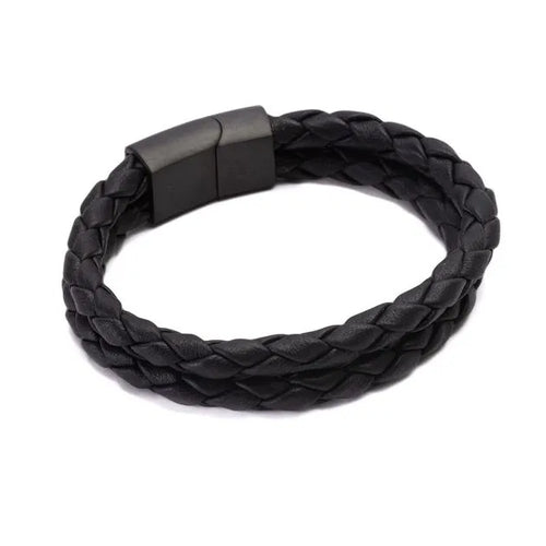 Black Leather Veyron Strap
