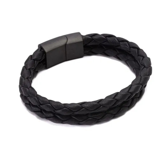 Black Leather Veyron Strap
